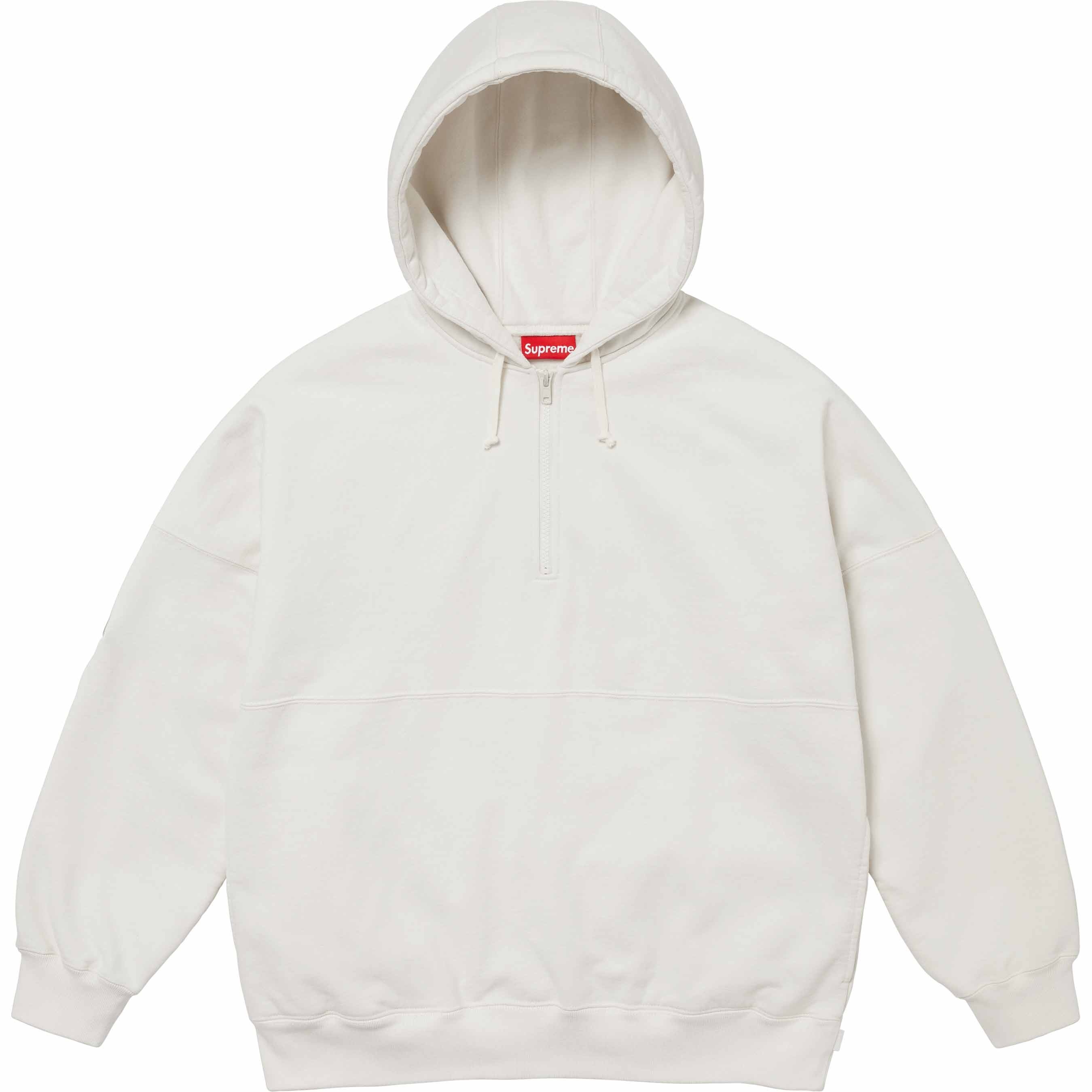 Wrapped Half Zip Hooded Sweatshirt view 11